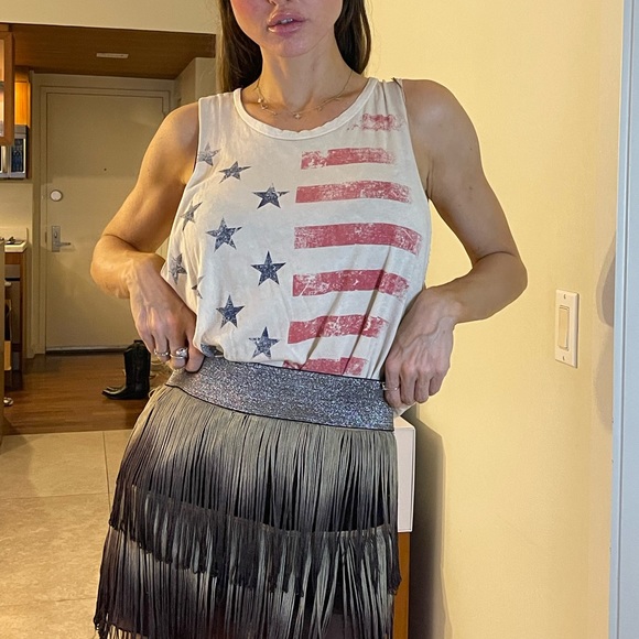 US Flag Low Cut Tank - Picture 2 of 6